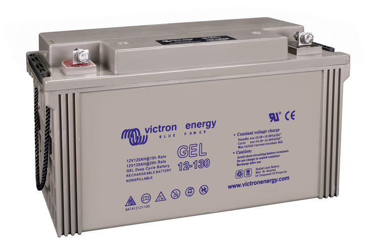 12V/130Ah Gel Deep Cycle Battery 
