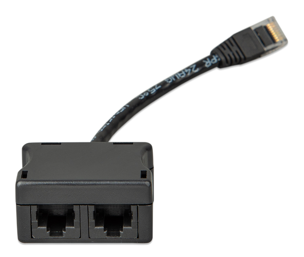  RJ45-splitter 1xRJ45 male/15cm cable/2xRJ45 female