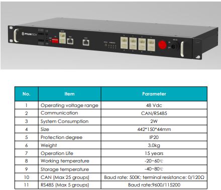 PYLONTECH | LV HUB 48V Sistemler için Grup birleştirme